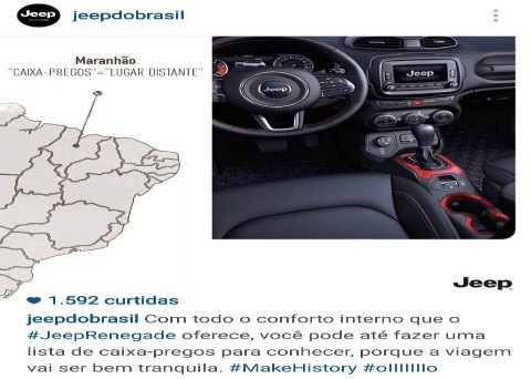 Jeep Brasil é notificada por publicidade discriminatória ao Estado