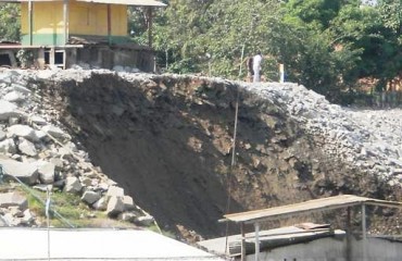 Obra de contenção do Rio Madeira está desbarrancando