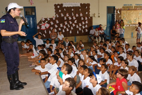 Detran interioriza ações educativas na região central