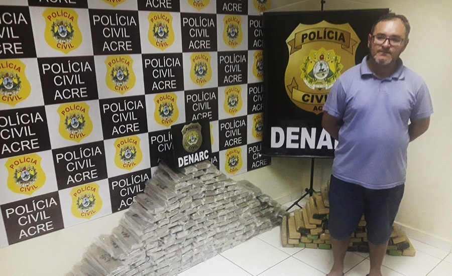 CAIU: Caminhoneiro que saiu de Porto Velho é preso com quase 200 Kg de maconha