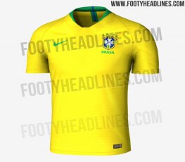 Site vaza suposta camisa do Brasil para Copa do Mundo da Rússia