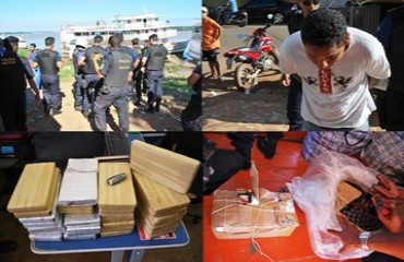 Operação conjunta das polícias desbarata quadrilha de traficantes e apreende mais de 50 quilos de maconha - Confira fotos