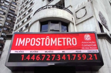 Impostos pagos por brasileiros chegam à marca recorde de R$ 1,8 trilhão