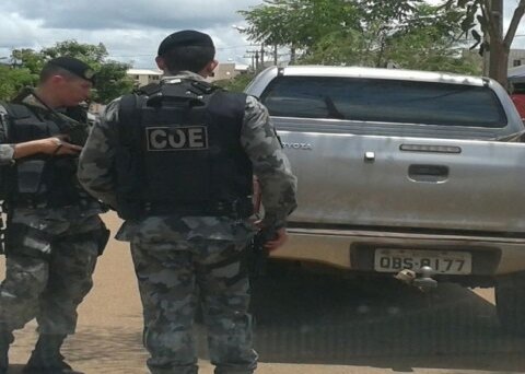 COE recupera caminhonete furtada durante manifestação