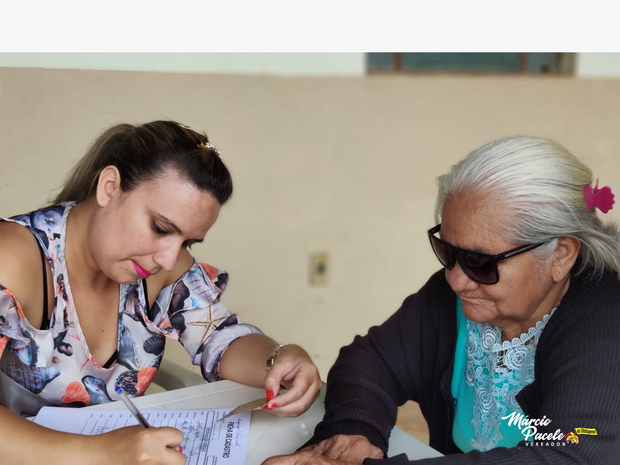 AÇÃO SOCIAL: Vereador Márcio Parcele participa de projeto no bairro Socialista