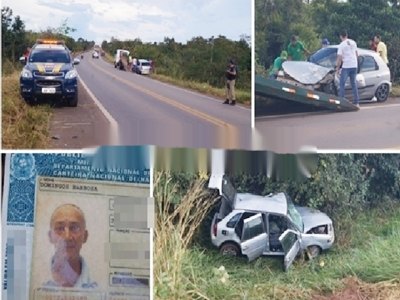 Grave acidente na BR-364 deixa motorista morto