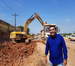 Lindomar Garçon comemora obras em andamento de Porto Velho    