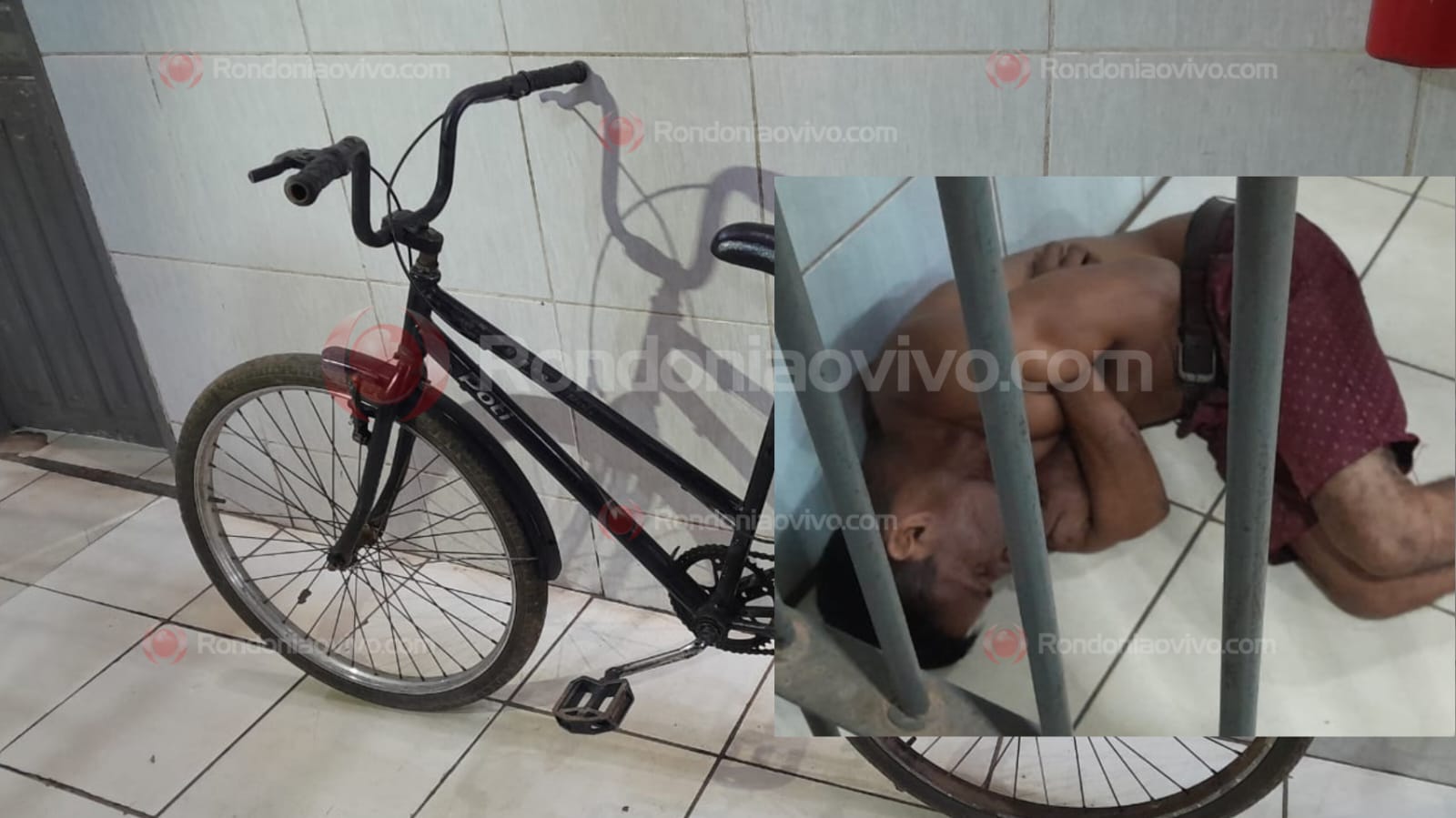 VINGANÇA: Ladrão furta bicicleta de homem que negou esmola em frente a panificadora 