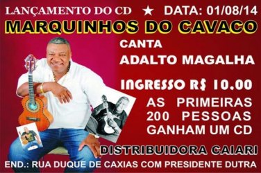 Marquinhos do Cavaco lança seu terceiro CD