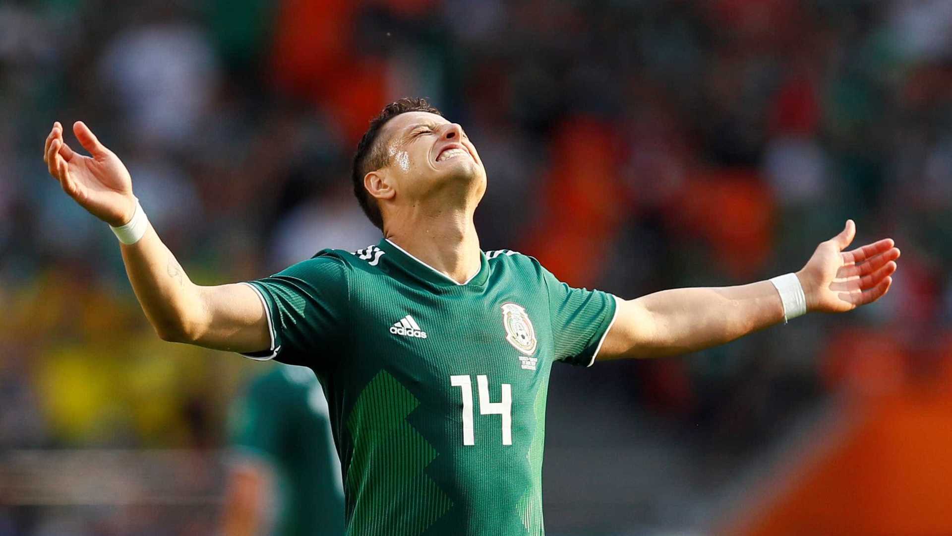 Principal jogador do México, Chicarito provoca e diz que seu time 'não perde para idiotas'