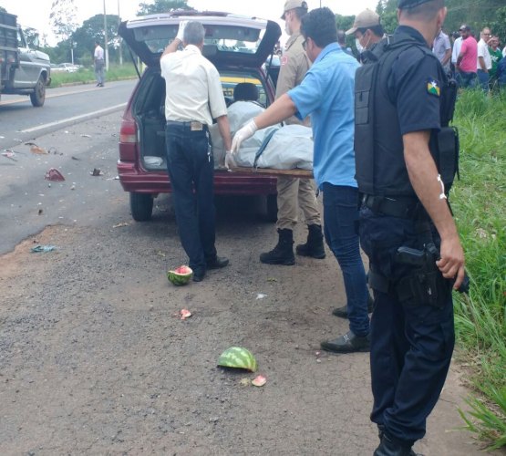 Acidente deixa três mortos da mesma família na BR-364 