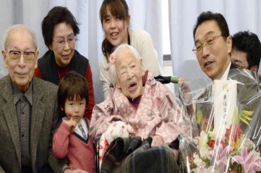 Pessoa mais velha do mundo, japonesa morre aos 117 anos