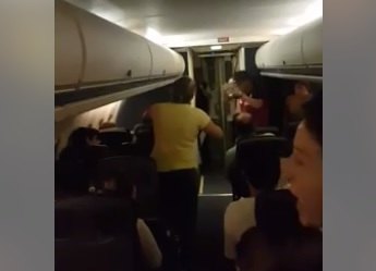 CONFUSÃO – Discussão em avião entre passageiros e comissários termina na PF – VÍDEO