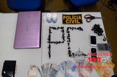 Polícia Civil fecha bocas de fumo e prende dois traficantes