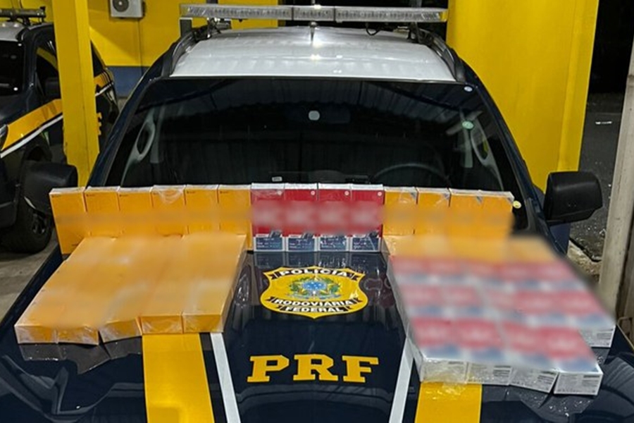 DESCAMINHO: PRF apreende celulares transportados de forma irregular em ônibus em RO