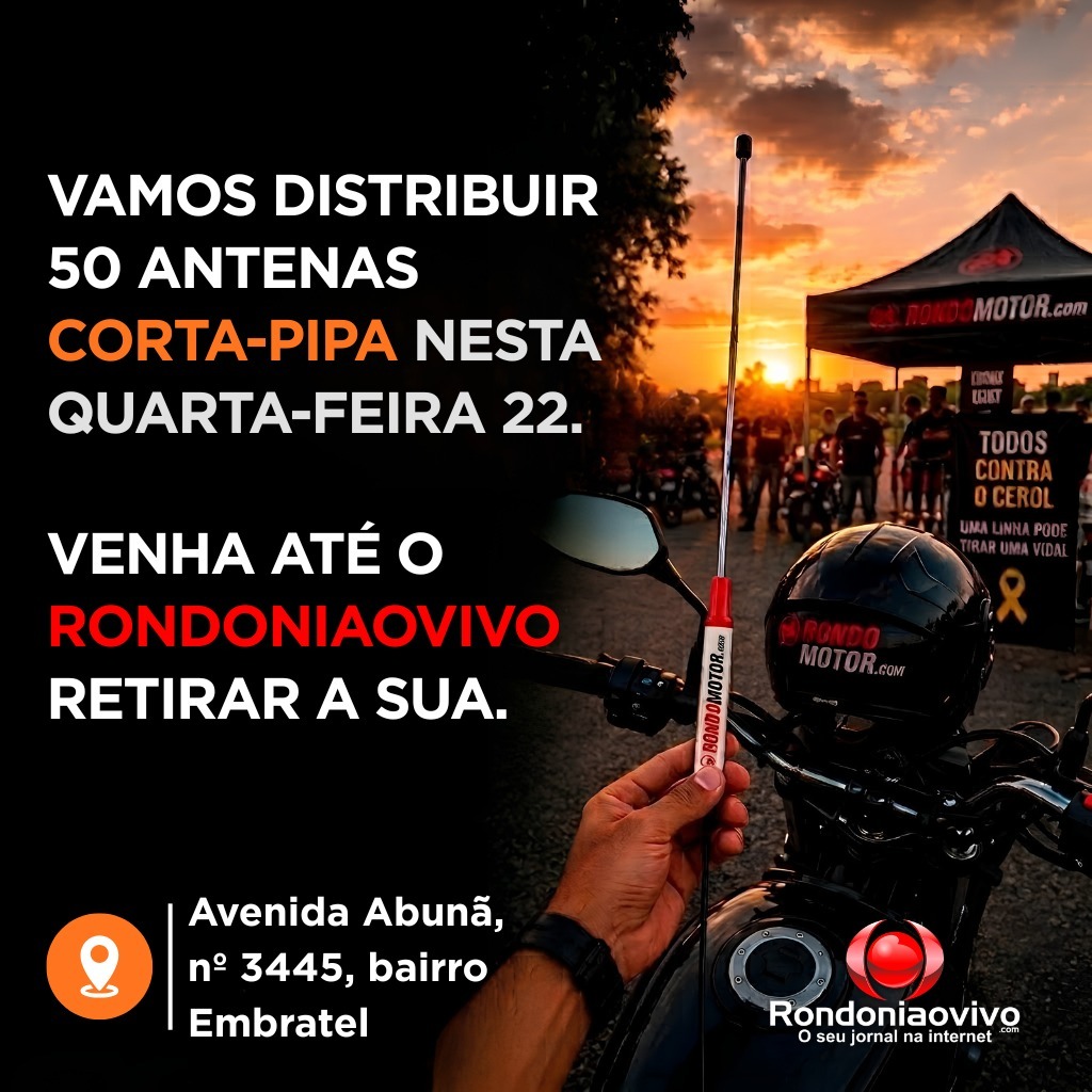 AÇÃO DE SEGURANÇA: Rondoniaovivo distribui 50 antenas anti-cerol nesta quarta-feira (22)
