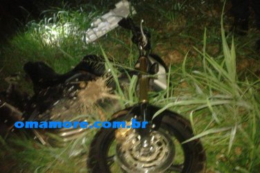 Minutos após furto, motocicleta é encontrada