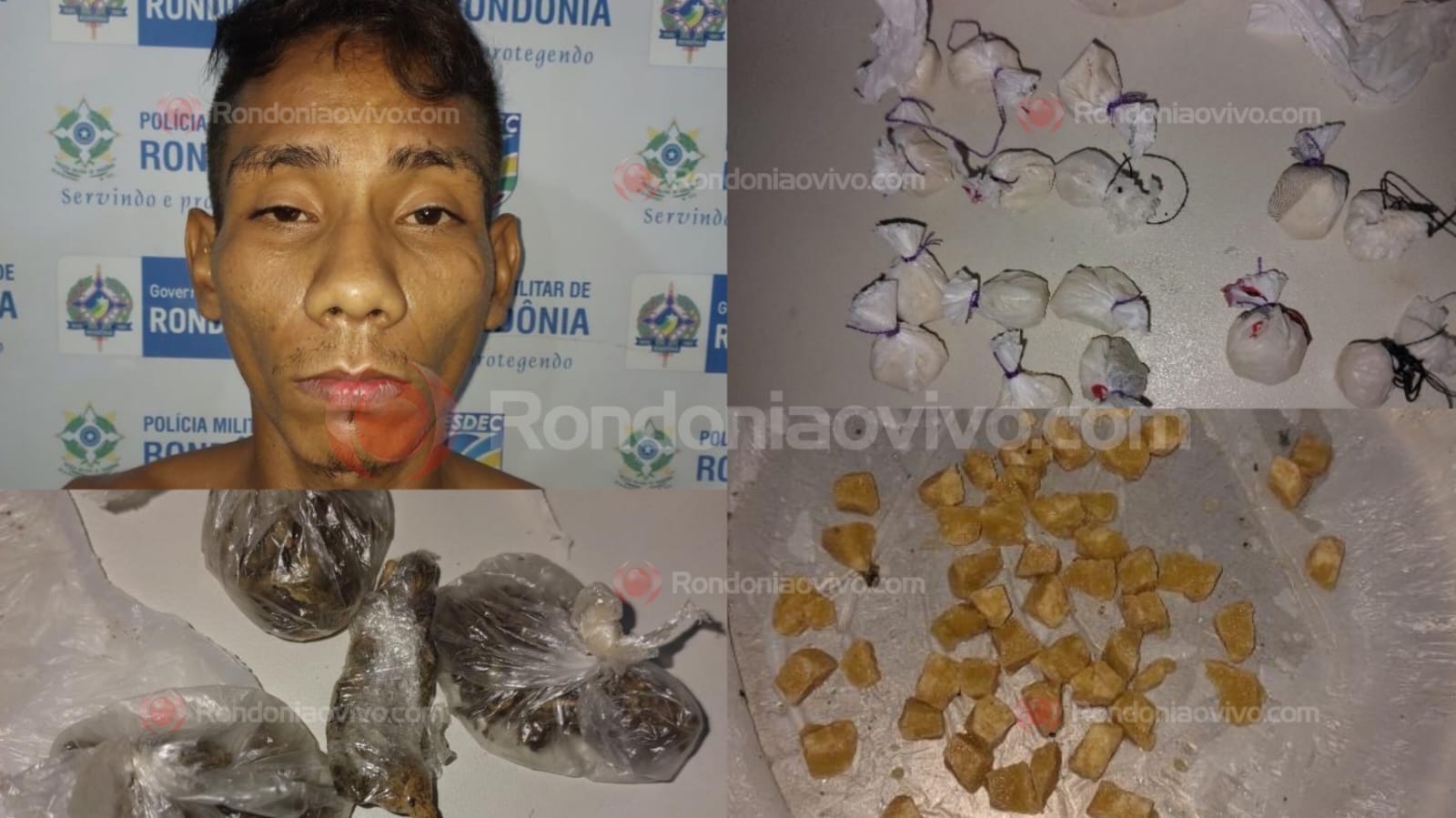 BOCA DO PIOLHO: BPTAR prende acusado de tráfico de drogas no Cidade Nova