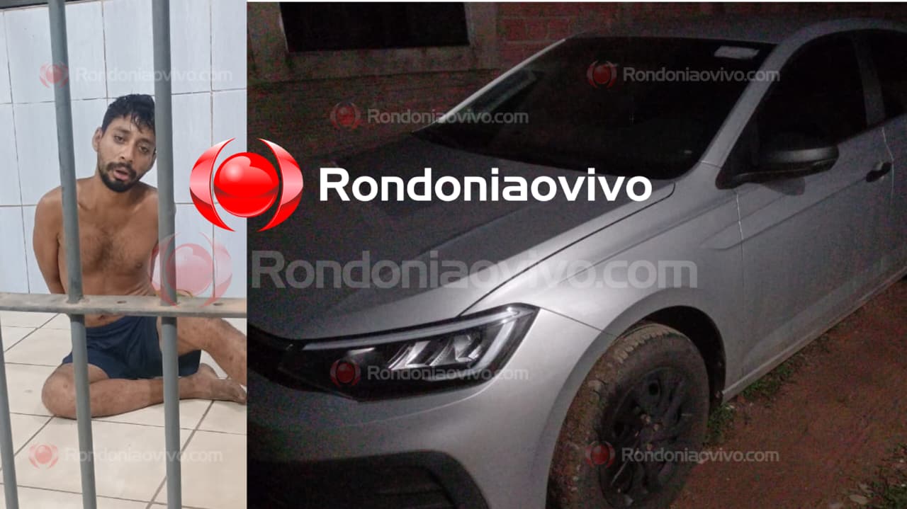 PNEU ESTOUROU: Acusado de invadir casa e fugir com carro e preso em borracharia 
