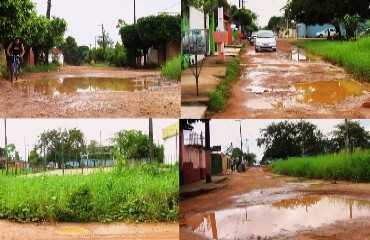 CIDADE – Moradores acusam prefeito de abandonar primeira etapa do bairro 4 de Janeiro – Confira fotos