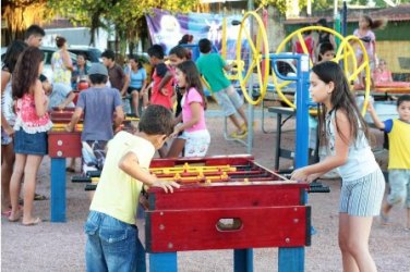 População recebe com festa praça em Bairro da Zona Leste de Porto Velho