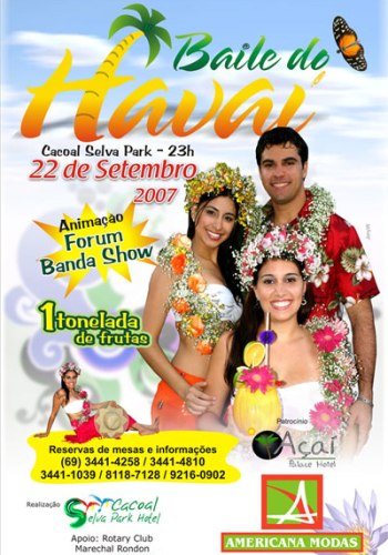 Cacoal Selva Park Hotel realiza V Baile do Havaí 