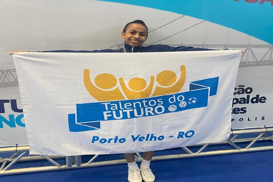 TALENTOS DO FUTURO: Ginasta porto-velhense participa de campeonato brasileiro em Florianópolis