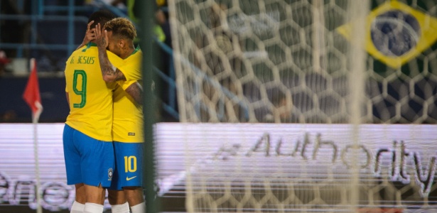 AMISTOSO: Em ritmo de treino, Brasil vence Arábia e Jesus encerra seca de gols