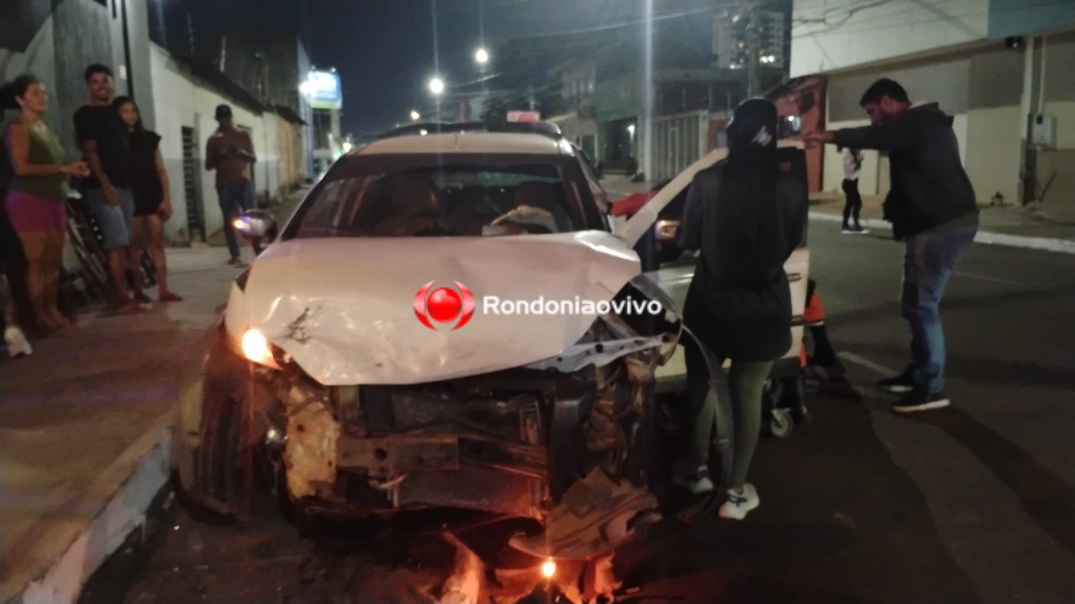 ASSISTA: Mulher fica ferida em grave acidente na Dom Pedro II