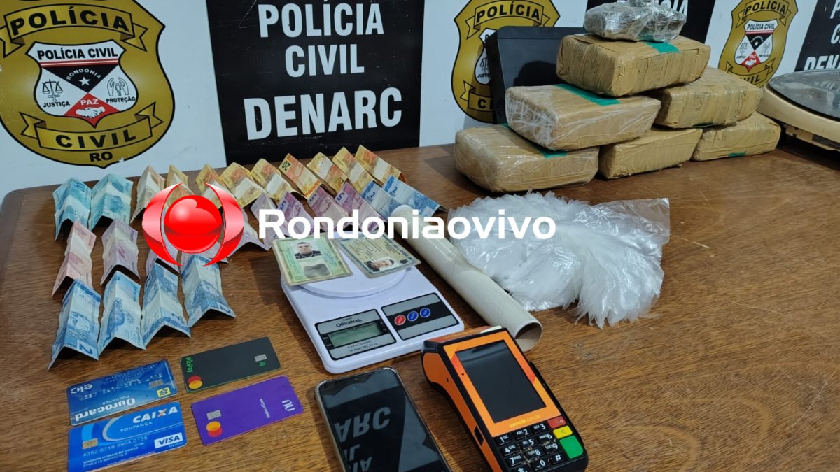 URGENTE: Denarc prende ex-policial penal com seis quilos de droga