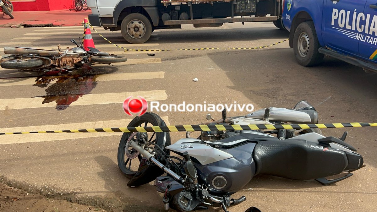 VÍDEO: Motociclista bate cabeça em tampa de bueiro e fica em estado grave