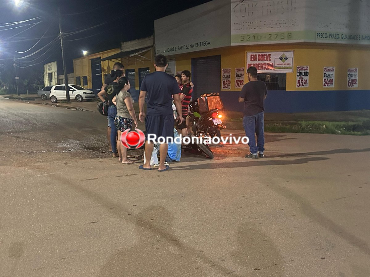 VÍDEO: Atropelamento grave deixa ciclista e motociclista feridos