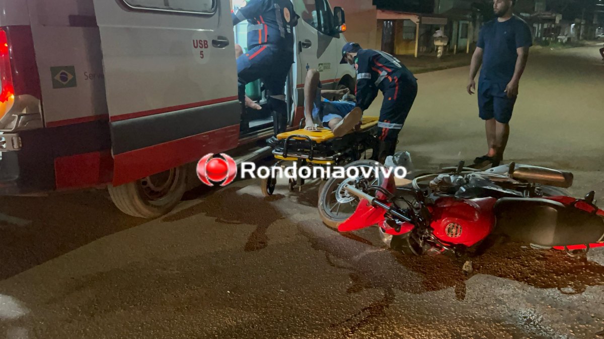 VÍDEO: Atropelamento grave deixa ciclista e motociclista feridos