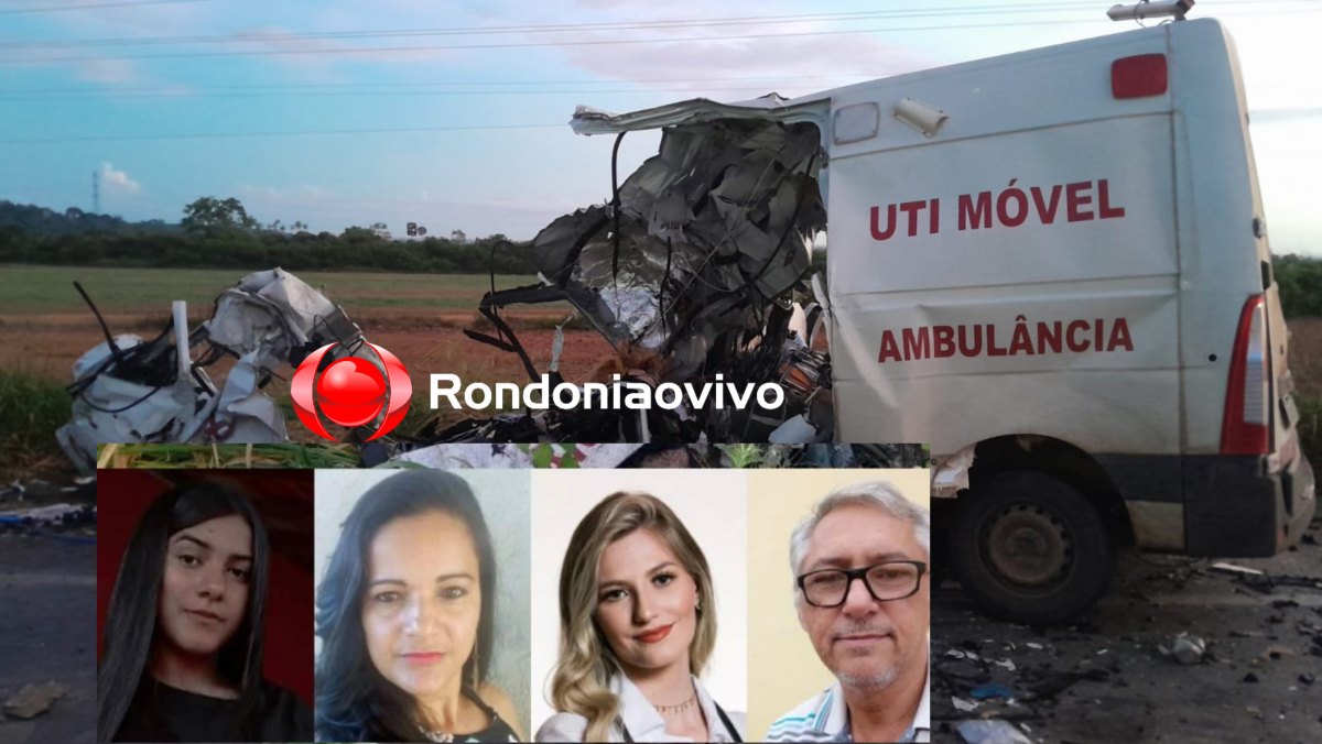 QUATRO MORTES: Prefeitura emite nota sobre acidente com ambulância de Vilhena na BR-364 