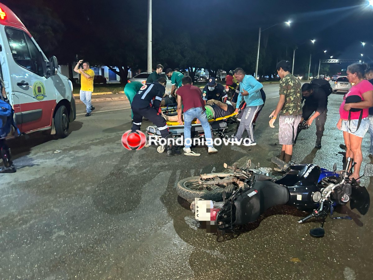 VÍDEO: Gravíssimo acidente na Jorge Teixeira deixa dois feridos