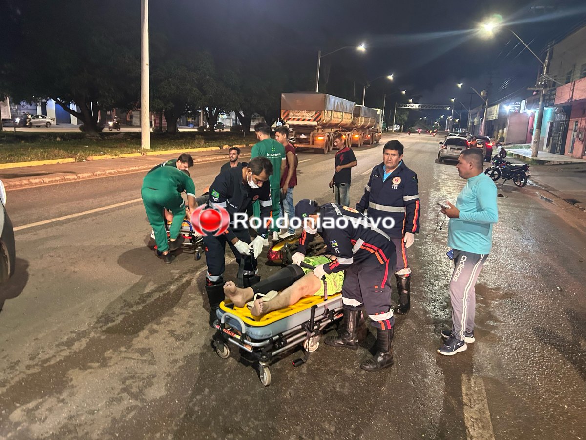 VÍDEO: Gravíssimo acidente na Jorge Teixeira deixa dois feridos