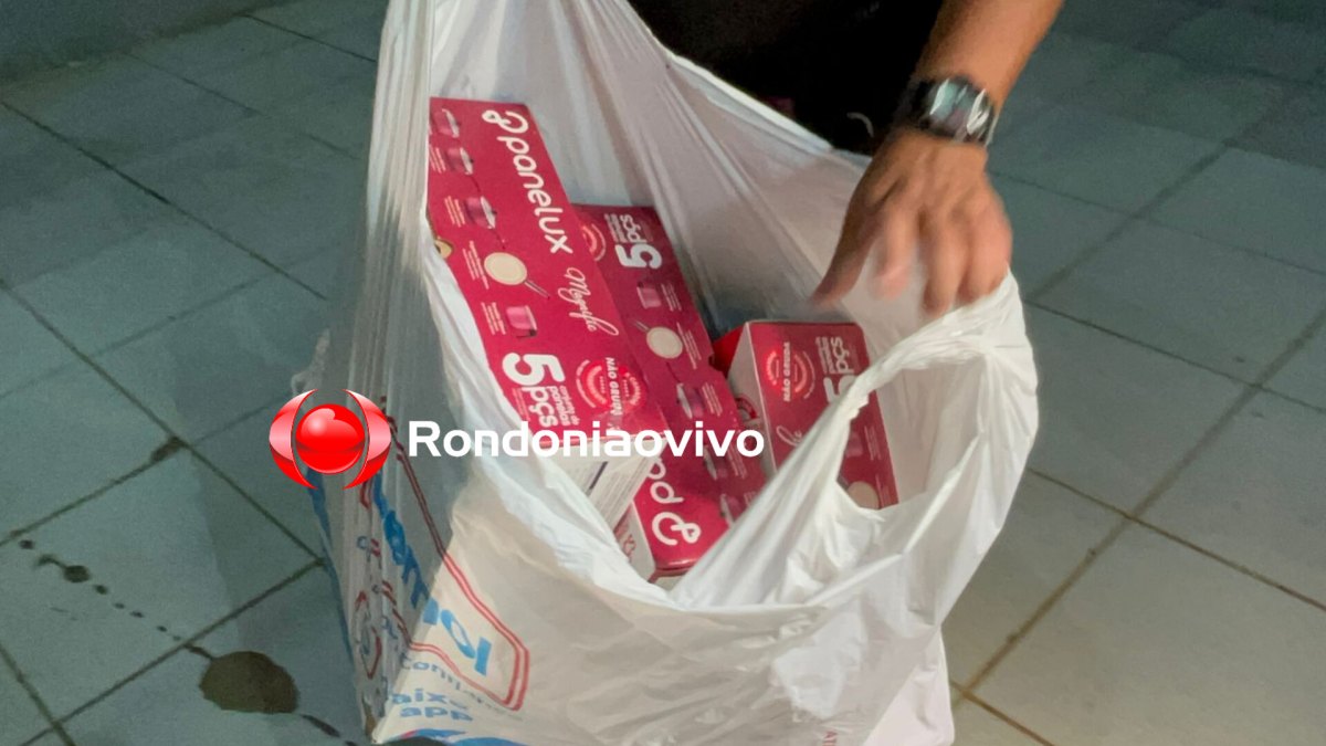 SHOPPING: Jovem é flagrada furtando três jogos de panelas na Americanas 