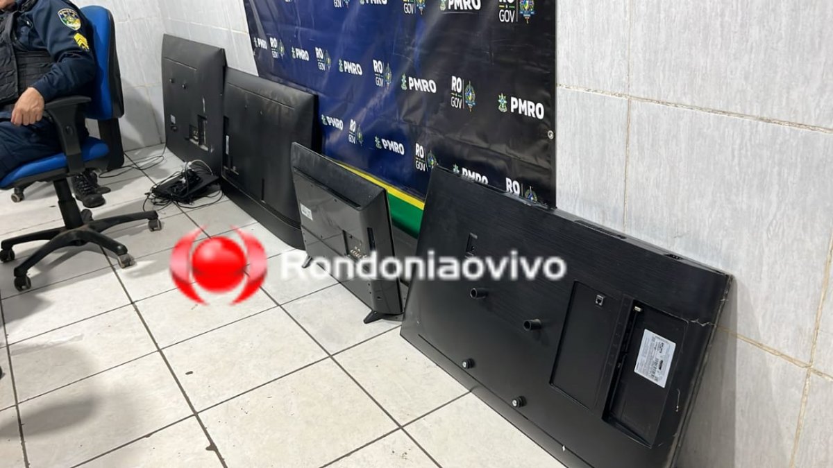 VÍDEO: Polícia com helicóptero faz buscas para tentar prender ladrões de residência