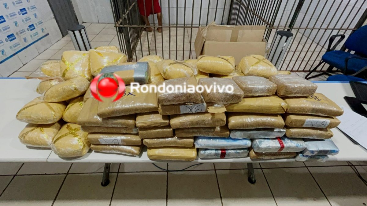 TRÁFICO: Caminhoneiro é preso com vários tabletes de drogas e cigarros em carreta 