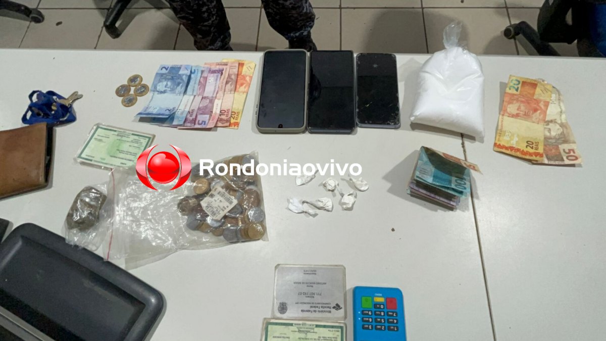 BOCA DE FUMO: Trio é preso por tráfico de drogas na região Central 