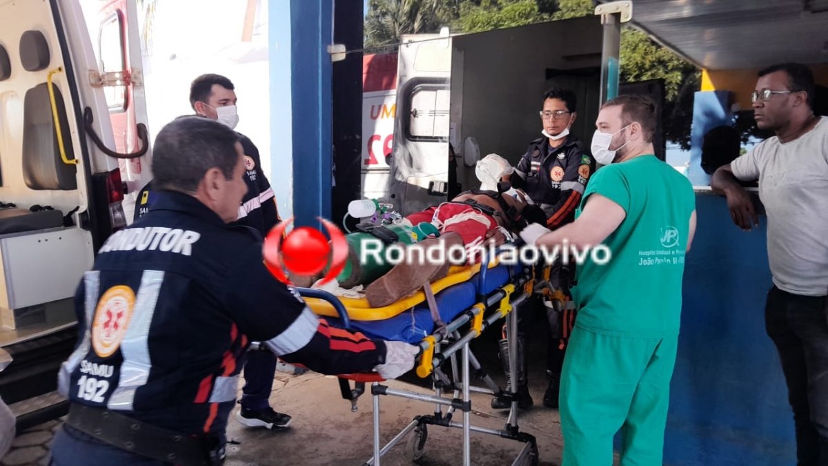 NO TANCREDO: Trabalhador é socorrido ao JPII após sofrer queda de árvore 