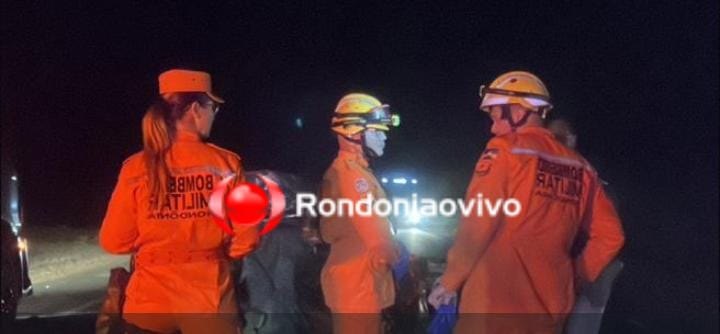 VÍDEO: Três pessoas morrem em trágico acidente entre carro e carreta na BR-364 