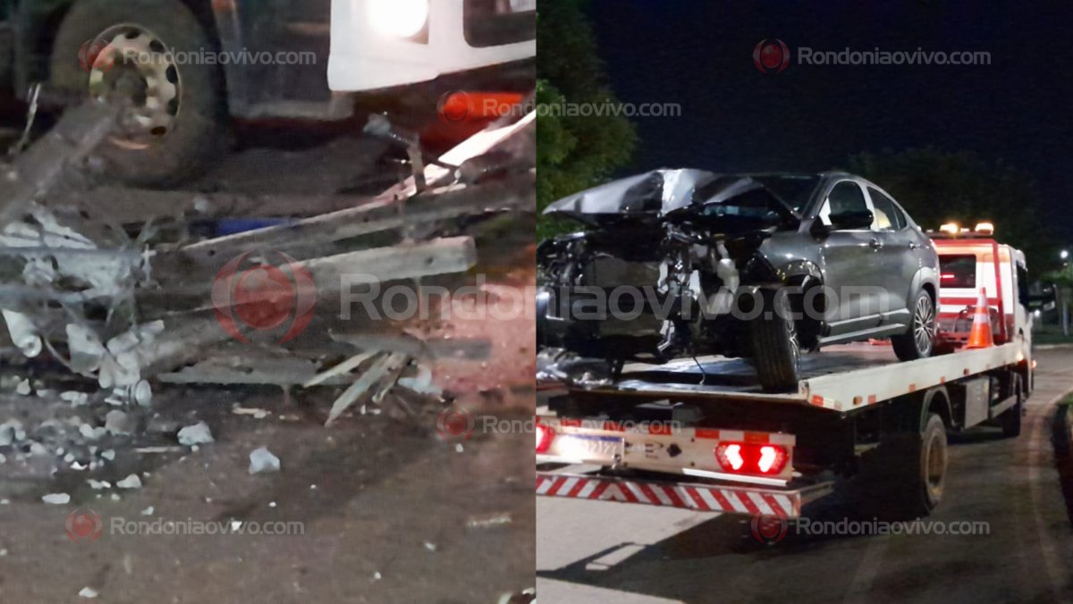 ESPAÇO ALTERNATIVO: Advogado é preso após perder controle da direção e destruir poste