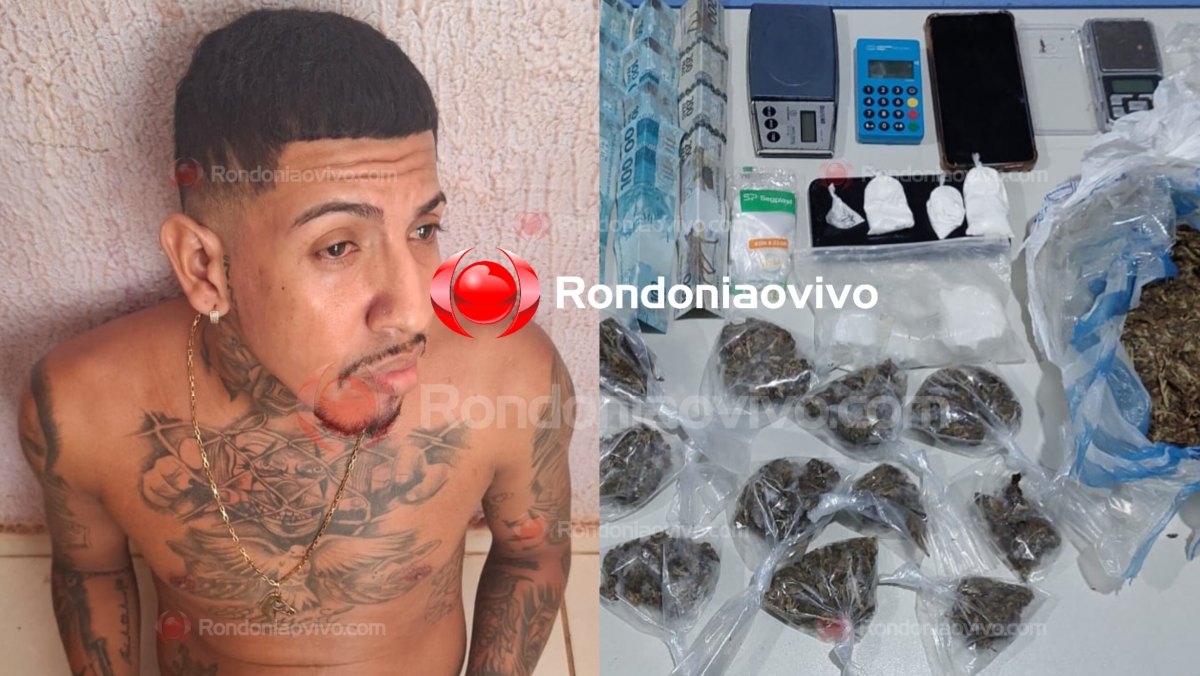 URGENTE - VÍDEO: Equipe do sargento Machado prende traficante com droga em mata no Orgulho