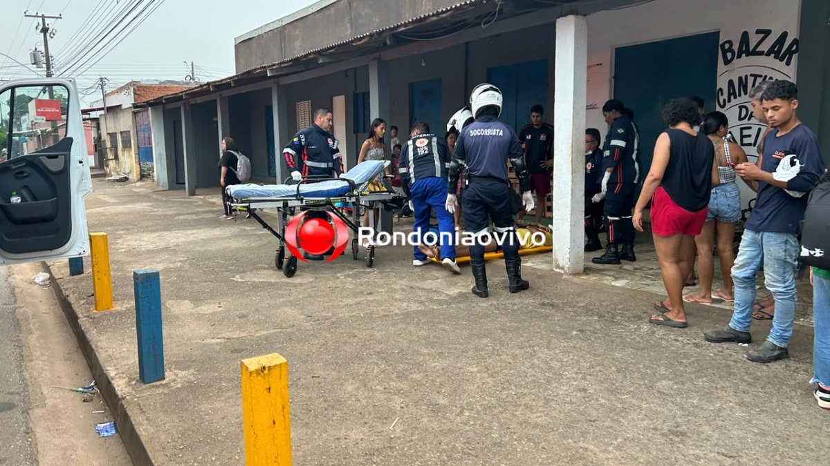 VÍDEO: Motociclista fica inconsciente em grave batida na Daniela