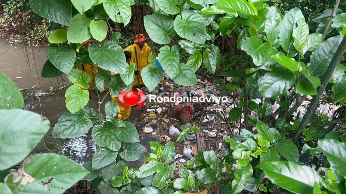 VÍDEO: Bombeiros encontram corpo de homem em córrego na zona Leste
