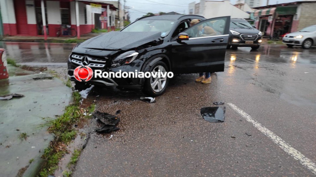 VÁRIOS ACIDENTES: Mais uma violenta colisão é registrada em cruzamento na região central