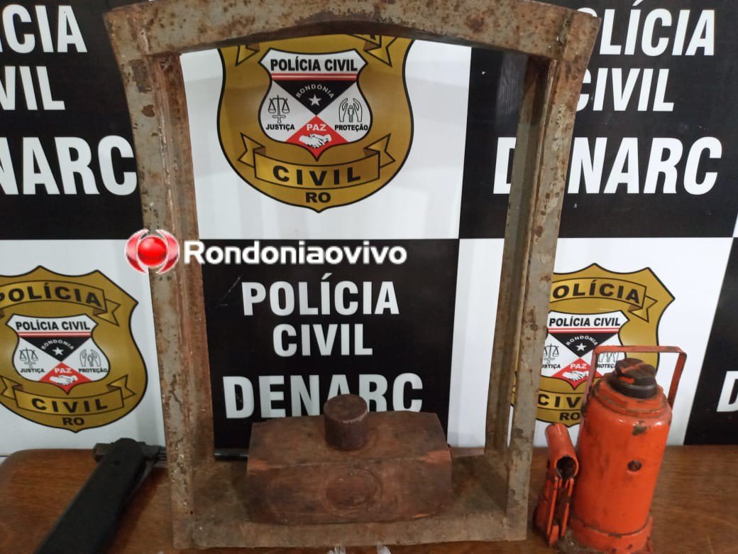 DA LESTE À SUL: Denarc prende traficante com cocaína e prensa para compactar drogas
