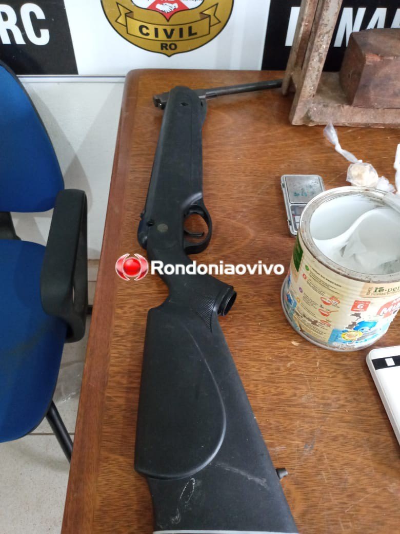 DA LESTE À SUL: Denarc prende traficante com cocaína e prensa para compactar drogas