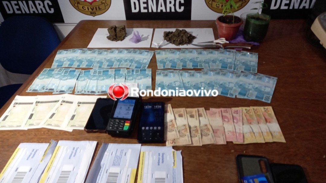 VÍDEO: Denarc prende traficante com skunk e materiais para falsificar CNH